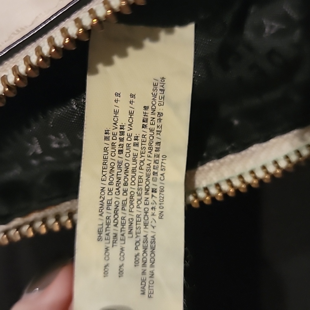 Kate Spade Grove Street Rima Crossbody Two-Tone Black and Cream Bag - Picture 14 of 15